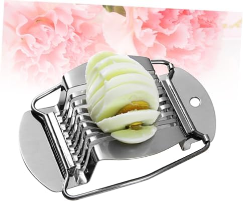 3pcs Stainless Steel Egg Slicer Wire Cutter for Hard Boiled Eggs - Fruits Strawberry Tomato Dicer Portable for Home Kitchen Multipurpose - Image 2