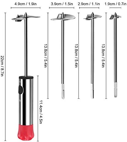 Vegetable Corer Vegetable Drill Red Vegetable Digging Rotating Drill Stainless Steel Fruit Corer For Children Food Salad Making Diy