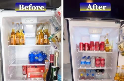 Drink Organizer for Fridge - Storage 25 Cans