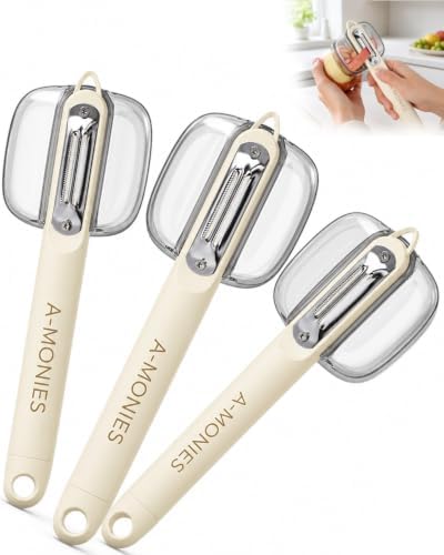 Radish Peeler With A Lid Storage Container For Potato Fruit Vegetable Prep