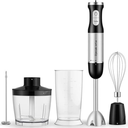 Upgrand 1100W 5-in-1 Immersion Blender Handheld, Black