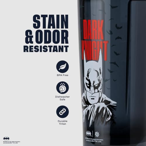 BlenderBottle Justice League ProSeries Tritan Shaker Bottle 28 oz Red/Black - Image 4