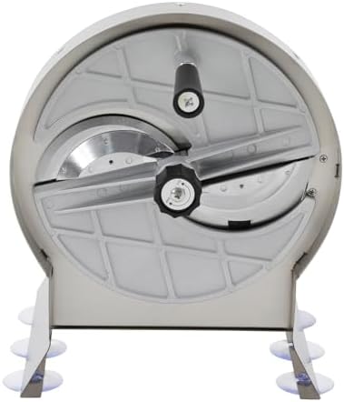 Manual Vegetable Slicer with Adjustable Thickness – 7" Large Chute Mandoline for Potato Onion Carrot, Professional Kitchen CutterW/6 Suction Cups & Ergonomic Handle for Home Restaurant Use - Image 5