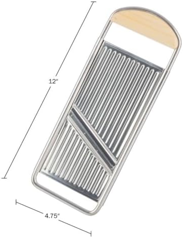 Kings County Tools Flat Handheld Mandoline Slicer for Kitchen, 12” - Image 6
