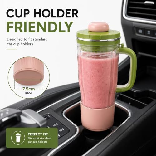 26oz Replacement Travel Tumbler for Ninja BlendBoss Blender, Green - Image 6