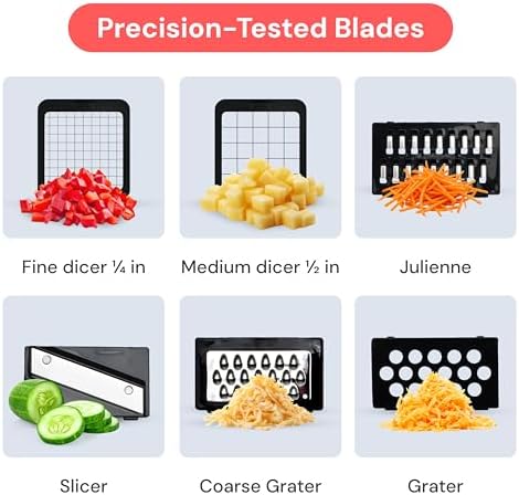 Pro Original Vegetable Chopper & Mandoline Slicer 6-in-1 Prep Tool