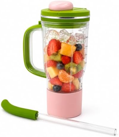 26oz Replacement Travel Tumbler for Ninja BlendBoss Blender, Green by YIDATA