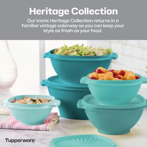 Heritage 10-Piece Vintage Green Set (5 Bowls, 5 Lids)