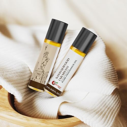 NY Spice Shop Arabian Sandalwood Fragrance – Pack of 5 Sandalwood Oil Perfume & Unisex Scent – Oriental Musk Aroma with Warm Wood Accord –Traditional Arabian - Image 5