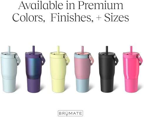 BrüMate Resa 25oz 100% Leakproof Travel Tumbler with Handle & Straw | Flexible SoftSip Straw | Silicone Sleeve for Durability | Stainless Steel | Cup Holder & Travel Friendly Water Bottle | (Dune) - Image 3