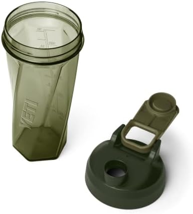 YETI Yonder Helimix Vortex Blender Shaker Bottle Holds up to 27oz | No Blending Ball or Whisk | USA Made | Portable Pre Workout Whey Protein Drink Shaker Cup | Dishwasher Safe, Olive - Image 7