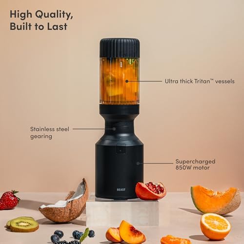 Beast Mighty 850 Personal Blender, Carbon Black, 850W - Image 2