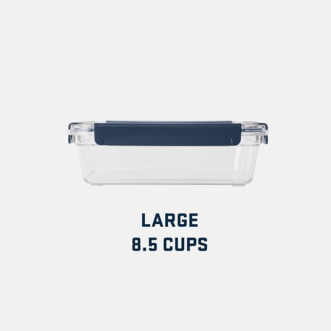 YETI Plastic Food Storage Container, BPA Free, Locking & Airtight Lid, Microwave, Freezer, and Dishwasher Safe, Leak-Proof, Cooler and Thin Ice Compatible