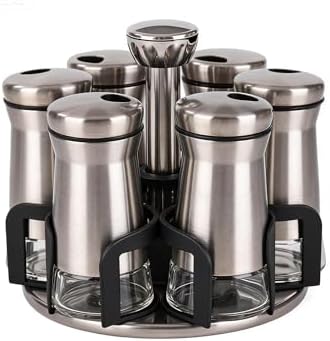 Rotating Spice Rack Organizer for Kitchen Countertop and Cabinet Storage