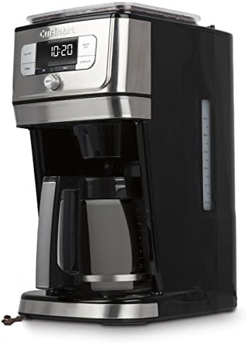 Cuisinart DGB-800C Fully Automatic 12-Cup Burr Grind & BrewTM Coffeemaker, Black/Silver, 1 Count, Silver by Cuisinart