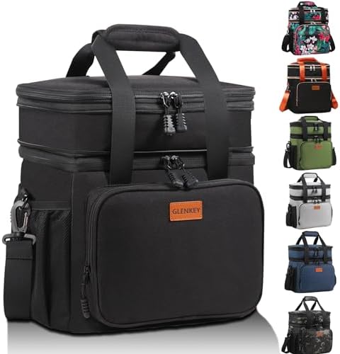 Expandable Lunch Box Insulated Leakproof Cooler Bag Work Outdoor