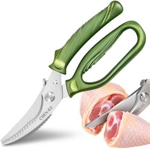 Rust Resistant Heavy Duty Multipurpose Kitchen Shears-Green