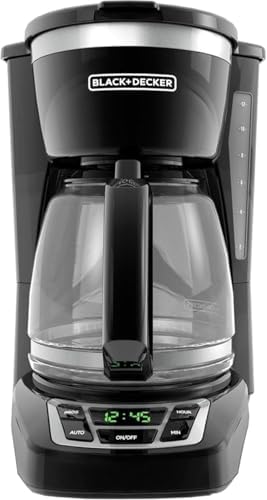 BLACK+DECKER 12-Cup Drip Coffee Maker with Vortex Brewing
