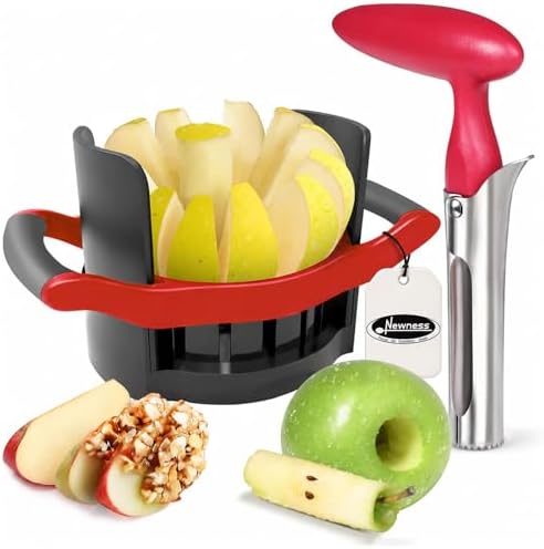 Newness 5.12-In Extra Large Apple Slicer Corer, 12-Blade Cutter