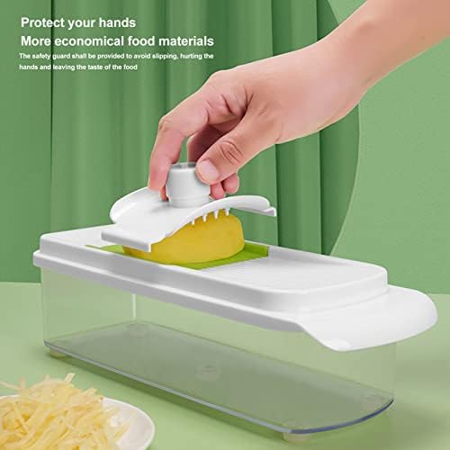 6 in 1 Vegetable Chopper Shredder Manual Handheld Food Chopper Cutter Dicer for Creative Plate Decoration - Image 6