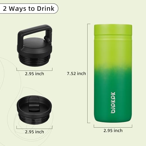 BJPKPK 20 oz Insulated Travel Water Bottle, Coffee Tumbler Stainless Steel - Image 4