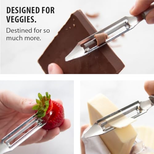 Cutlery Vegetable Peeler (W232), Black, Pack of 2