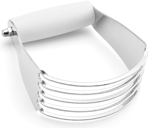 Spring Chef Medium Dough Blender Hand Tool - Durable Pastry Cutter - White by SpringChef