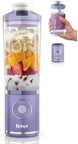 Ninja Blast Max Portable Blender, Twist & Go, 22oz, Purple, BC251PU by Unknown
