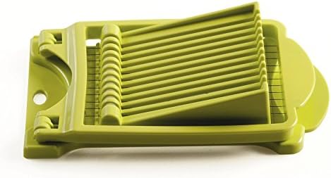 Luncheon Meat Slicer, Durable, Quality Stainless Steel 11 Wires for 12 Thinner Slices, Certified Safety, Slice Meats (Green)
