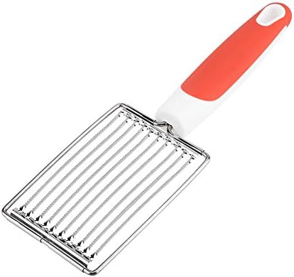 ASHATA Lunch Meat Slicer, Stainless Cutter with Handle for Cheese Potato Egg Ham Fruit Tomato, Quality Stainless Steel 10 Wires for 11, Stainless Steel Fruit Vegetable Slicer by ASHATA