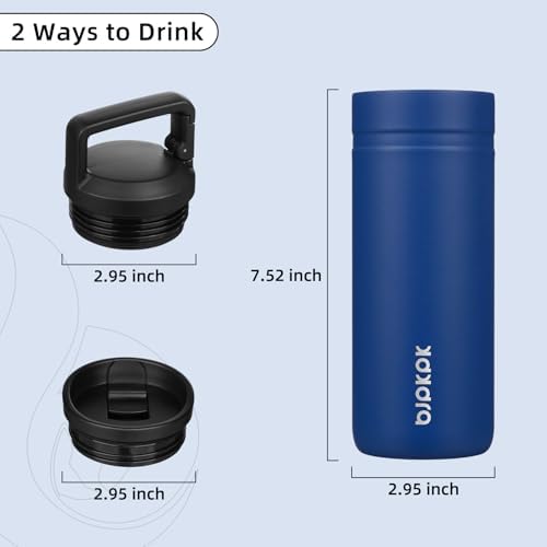 BJPKPK 20 oz Insulated Travel Water Bottle, Coffee Tumbler Stainless Steel - Image 4