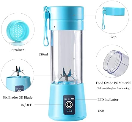 Portable Blender, Electric USB Mini Juicer Blender For Shakes and Smoothies - Image 2