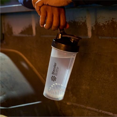 BlenderBottle Classic V2 Plastic Shaker Bottle 20 oz Black - Image 6