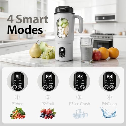 Portable Blender for Smoothies, 580ML USB-C Rechargeable Personal Blender - Image 2