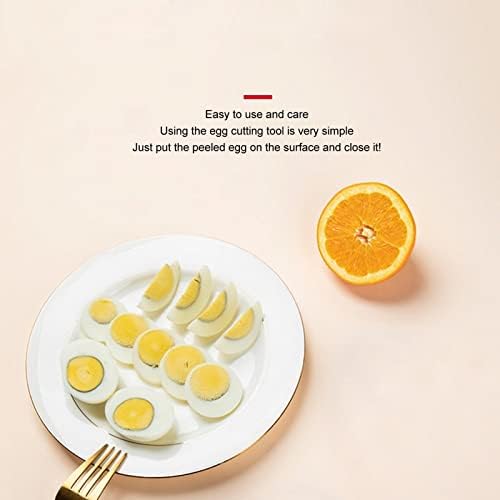 Egg Slicer for Hard Boiled Eggs, ABS Egg Dicer with 3 Slicing Modes, Stainless Steel Wire Eggs Cutter, Strawberry Slicer, Egg Masher with Cover, Kitchen Cutter for Decoration Salad Sandwich