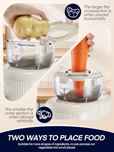 FOHERE Electric Cheese Grater, 6 in 1 Slicer Shredder for Kitchen - Image 3