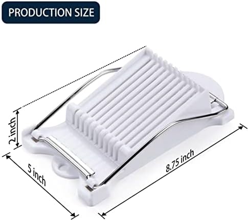Slicer, Multipurpose Luncheon Meat Slicer with Stainless Steel Wire Cuts 11 Slicers for Banana, Egg, Cheese, Soft Food and Ham