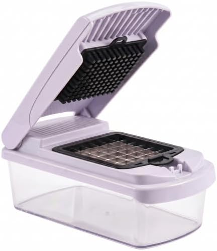 12-in-1 Vegetable Chopper with Container, Food Chopper with sharp blades, Food Chopper with Container, Vegetable Slicer, Vegetable Dicer, Cheese Grater by Unknown