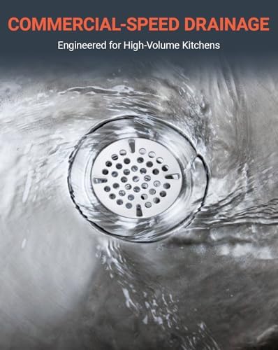 3-1/2" Mop Sink Drain Strainer for Commercial Sink Drain Cover (3 Pack)