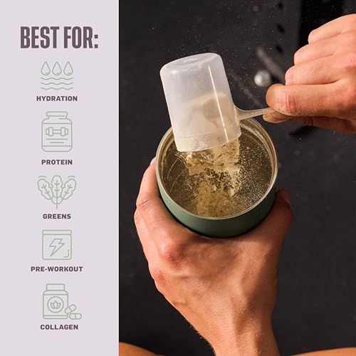 BlenderBottle Tumbler 2-in-1 Stainless Steel Shaker Bottle 24 oz, Midnight - Image 4