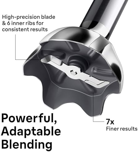 Braun MQ50001M Vario 21-Speed Hand Blender with TurboBoost, EasyClick, 500W - Image 4