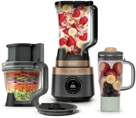Ninja CrushBOSS 4-in-1 Blender, Processor & Auto Dicing, 1850PW, LB451BK1 by Unknown