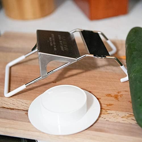 Feemster's Famous Vegetable Slicer, Heavy-Duty, Multi-Purpose Slicing Tool for Vegetables, Fruits and More, Easy to Use, Durable, and Efficient, Cuts 1/8" to 1/2" - Image 3