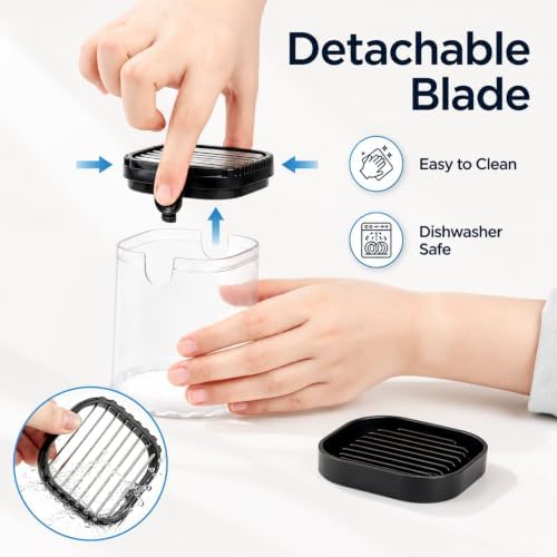 Fruit Slicer Cup, Strawberry Slicer with Detachable 304 Stainless Steel Blade & Push Plate, Fruit Cutter for Banana Grape Egg, Portable Kitchen Gadget - Image 5