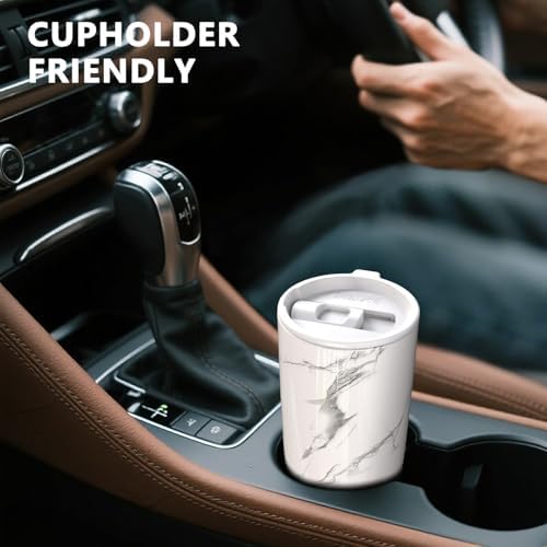 TILUCK 20 oz Insulated Coffee Tumbler with BPA-Free Lid - Image 4