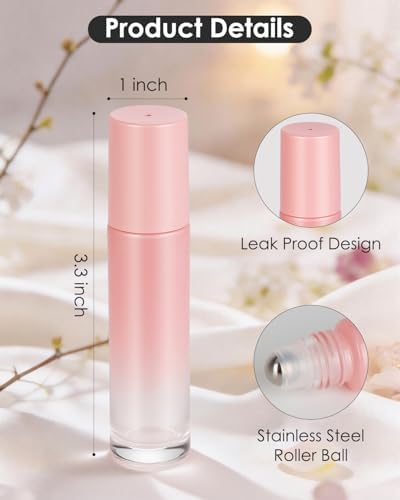 Essential Oil Roller Bottles - 25 Pack Refillable 10ml Glass Roller Bottles - Image 2