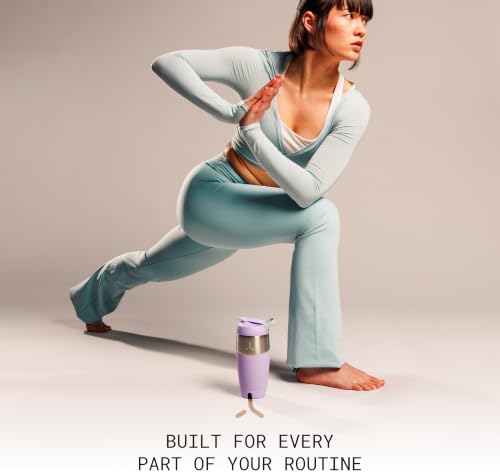 PROMIXX Pursuit Stainless Steel Shaker Bottle 26oz, Lilac - Image 2
