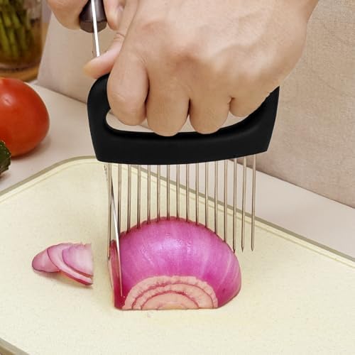 Extra-Large Onion Slicer – 304 Steel 16-Needle Cutter for Kitchen - Image 7