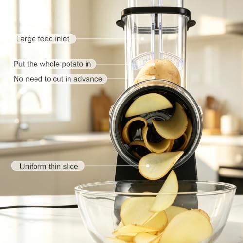 5-in-1 Multifunctional Electric vegetable cutter,Cheese grater
