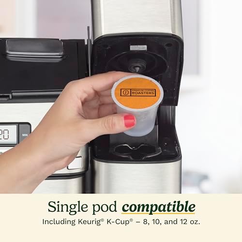 Cuisinart Coffee Maker, 2-in-1 Grinder/Brewer, Single Serve 8/10/12 oz - Image 3